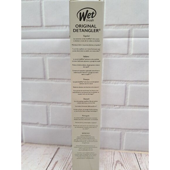 Wet Brush Original Detangler Hair Brush Black Granite Swirl Limited Edition - Picture 7 of 8